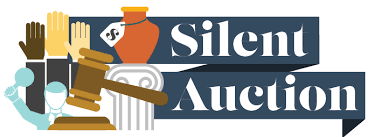 illustrated graphic for silent auction